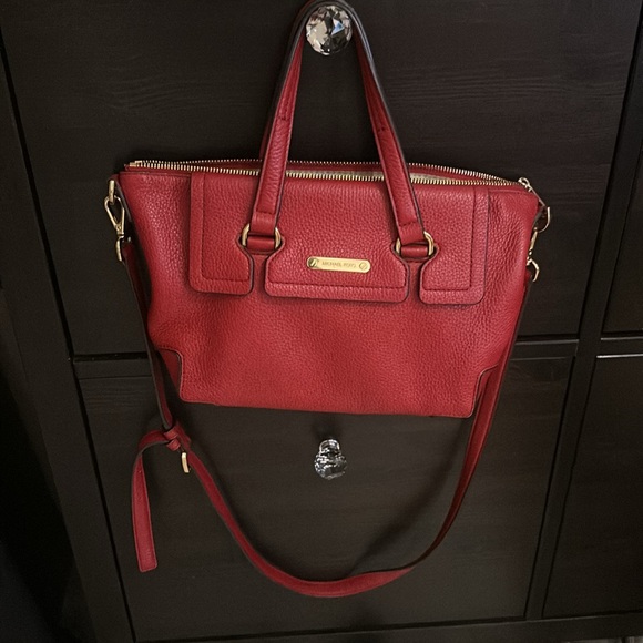 Michael Kors red crossbody purse. Excellent condition. - Picture 1 of 9